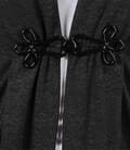 Bluza din jerse elastic cu guler sal