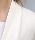 Bluza din jerse elastic cu guler sal