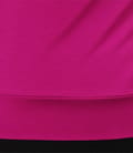 Tricou din jerse elastic uni cu maneci cazute