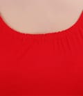Tricou din jerse elastic uni cu maneci cazute