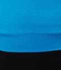 Tricou din jerse elastic uni cu maneci cazute