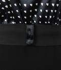 Rochie din saten si jerse elastic cu maneci fluture