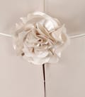 Sacou elegant bej cu floare