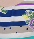 Rochie imprimata cu maneci scurte
