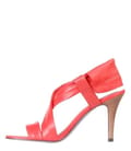 Sandale din piele rosie Miezko M1761