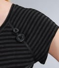 Tricou din jerse elastic imprimat cu maneci raglan