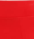Fusta in clini din jerse elastic rosu