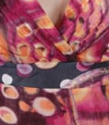 Rochie fluida din matase imprimata