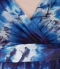 Rochie fluida din matase imprimata