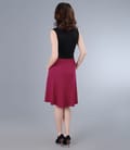 Rochie din jerse in dungi cu cordon