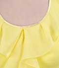 Tricou din jerse elastic cu jabou si aripioare de voal