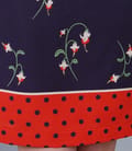 Rochie imprimata cu maneci scurte