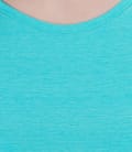 Tricou din jerse elastic imprimat cu maneci raglan