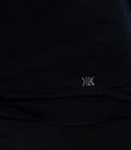 Tricou negru din jerse de lana