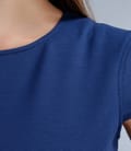 Rochie din jerse elastic cu aripioare