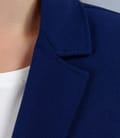 Sacou office bleumarin din stofa elastica