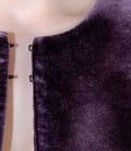 Bolero din catifea elastica mov