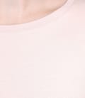 Tricou din jerse uni cu garnitura
