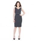 Rochie cu bumbac elastic brocat