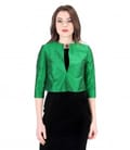 Bolero elegant din tafta de matase cu cristale