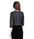 Bolero elegant din tafta de matase cu cristale
