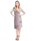 Rochie eleganta jerse imprimat