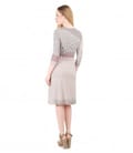 Rochie eleganta jerse imprimat