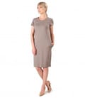 Rochie din viscoza cu buzunare laterale
