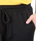 Pantaloni largi cu elastic in talie cu accesorii