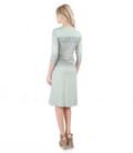 Rochie eleganta jerse imprimat