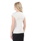 Tricou din jerse elastic cu slituri