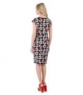 Rochie lejera cu imprimeu geometric