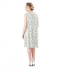 Rochie din voal imprimat cu motive florale