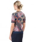 Bluza din jerse elastic imprimat in relief
