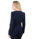 Sacou din jerse elastic gros cu fundita