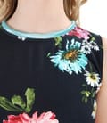 Rochie din viscoza imprimata cu motive florale