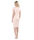 Rochie midi din jerse elastic cu viscoza