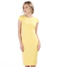 Rochie midi din jerse elastic cu viscoza