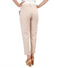 Pantaloni eleganti din bumbac texturat