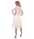 Rochie de seara cu dantela cu motive florale