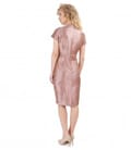 Rochie din tafta de matase cu perle