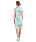 Rochie din bumbac imprimat cu motive florale