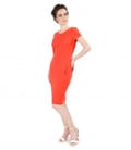 Rochie din jerse elastic cu buzunare laterale