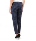 Pantaloni office din bumbac gros brocat
