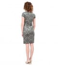 Rochie din catifea imprimata cu motive florale