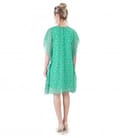 Rochie fluture din voal imprimat