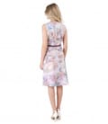 Rochie eleganta din bumbac imprimat