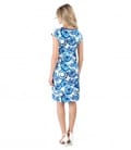 Rochie din jerse elastic subtire imprimat