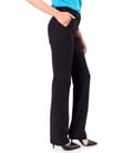 Pantaloni drepti din stofa elastica