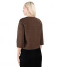 Sacou din brocart elastic cu fir de efect aramiu
